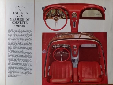 Chevrolet Corvette Modelprogram 1963 Carbrochure (4078)